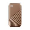 WD My Passport SSD WDBAGF0010BGD - SSD - verschlüsselt - 1 TB - extern (tragbar) - USB 3.2 Gen 2 (USB-C Steckverbinder) - 256-Bit-AES - Gold