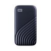 WD My Passport SSD WDBAGF0010BBL - SSD - verschlüsselt - 1 TB - extern (tragbar) - USB 3.2 Gen 2 (USB-C Steckverbinder) - 256-Bit-AES - Mitternachtsblau