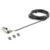 StarTech.com Laptopschloss mit 2m Kabel (Für K-Slot, Nano, Wedge Slot, Stahlkabel, 4-stelliges Kombinationsschloss, Kabelschloss) - Sicherheitskabelschloss - 2 m - TAA-konform