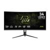 MSI MAG 342CQRFDE E20 - LED-Monitor - Gaming - gebogen - 86.4 cm (34") - 3440 x 1440 UWQHD @ 200 Hz - Schnelle VA - 300 cd / m² - 3500:1 - 1 ms - 2xHDMI, DisplayPort