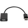 HP - Videoadapter - DisplayPort (M) zu HD-15 (VGA) (W) (Packung mit 90) - für Elite Slice G2, EliteDesk 800 G2, 800 G6, EliteOne 800 G2, 800 G8, Workstation Z2 G9