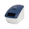 Brother QL-600B - Etikettendrucker - Thermodirekt - Rolle (6,2 cm) - 300 x 300 dpi - bis zu 71 mm / Sek. - USB 2.0 - Blue-White
