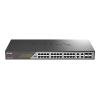 D-Link DSS 200G-28MP - Switch - managed - 24 x 10 / 100 / 1000 (PoE) + 4 x 1000Base-T (Kombi) - an Rack montierbar - PoE (370 W)