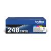 Brother TN248VAL Multipack - 4er-Pack - Schwarz, Gelb, Cyan, Magenta - original - Box - Tonerpatrone - für Brother DCP-L3515, L3520, L3555, L3560, HL-L3220, L3240, MFC-L3740, L3760, L8340, L8390