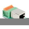 Delock RJ45 Buchse zu Terminalblock mit Drucktaster Cat.5e