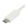 StarTech.com 4 Port USB-C Hub - USB C und 3x USB-A - USB 3.0 Hub - Weiß - 4 Port USB Hub - USB Port Expander - USB Typ C Hub - Hub - 3 x SuperSpeed USB 3.0 + 1 x USB 3.1 - Desktop