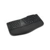 Kensington Pro Fit Ergo KB675 EQ - Tastatur - wiederaufladbar - TKL - kabellos - 2.4 GHz, Bluetooth - QWERTY - GB - Schwarz - retail - FSC-zertifizierter Karton