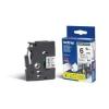 Brother TZe-S211 - Extra starker Klebstoff - Schwarz auf Weiß - Rolle (0,6 cm x 8 m) 1 Kassette(n) laminiertes Band - für Brother PT-D210, D600, H110, P-Touch PT-1005, 1880, E310, E800, P-Touch Cube Plus PT-P710