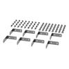APC NetShelter - Rack Bracket - Schwarz (Packung mit 8)