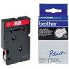 Brother - Weiß, Rot - Rolle (1,2 cm x 7,7 m) 1 Stck. Druckerband - für P-Touch PT-15, PT-20, PT-2000, PT-3000, PT-500, PT-5000, PT-6, PT-8, PT-8E