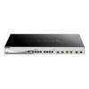 D-Link DXS 1210-12TC - Switch - Smart - 8 x 10GBase-T + 2 x combo 10 Gigabit SFP+ / RJ-45 + 2 x SFP+ - Desktop, an Rack montierbar