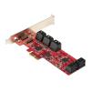 SATA PCIe Card / Controller Card, 10 Ports