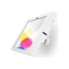 Compulocks iPad 10th-11th (A16) Gen Swell Enclosure Bow Tilting Wall Mount White - Befestigungskit (Gehäuse, Kippbare Wandhalterung) - freiliegende Front- / Rückkamera und Sensoren - für Tablett - Aluminium - weiß - Bildschirmgröße: 22.1 cm (10.9") - f