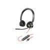 Poly Blackwire 3325 - Blackwire 3300 series - Headset - On-Ear - kabelgebunden - 3,5 mm Stecker, USB-A - Schwarz - Replaces Poly SKU 213938-101