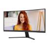 AOC Basic-line CU34B3E - B3 Series - LED-Monitor - gebogen - 86.36 cm (34") - 3440 x 1440 WQHD @ 120 Hz - VA - 300 cd / m² - 3500:1 - HDR10 - 1 ms - HDMI, DisplayPort - Schwarz