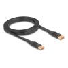 Delock DisplayPort Flachbandkabel 8K 60 Hz 2 m