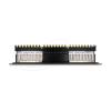 Delock - Patch Panel - Rack montierbar - CAT 6a - RJ-45 X 16, LSA X 16 - Schwarz - 1U - 48.3 cm (19")