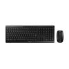CHERRY STREAM DESKTOP - Tastatur-und-Maus-Set - kabellos - 2.4 GHz - Französisch - Tastenschalter: CHERRY SX - Schwarz