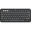 Logitech Pebble Keys 2 K380s - Tastatur - kabellos - Bluetooth LE - QWERTY - Nordisch (Dänisch / Finnisch / Norwegisch / Schwedisch) - Tonal Graphite