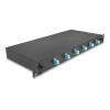Delock 19 Zoll LWL Spleißbox 6 x LC Duplex OM3 1HE