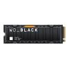 WD_BLACK SN850X WDS100T2XHE - SSD - verschlüsselt - 1 TB - intern - M.2 2280 - PCIe 4.0 x4 (NVMe) - TCG Opal Encryption 2.01 - integrierter Kühlkörper