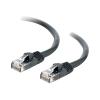 Kabel / 1 m Mlded / Btd Black CAT5E PVC UTP PA
