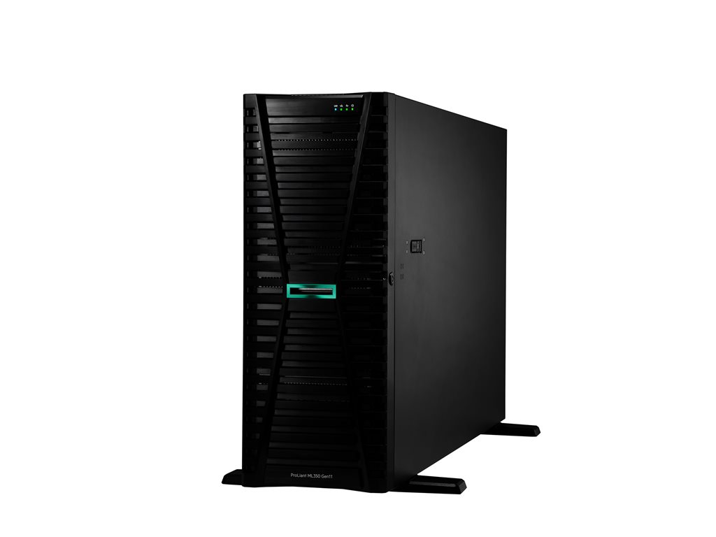HPE Smart Choice ProLiant ML350 Gen11 4514Y 2.0GHz 16c 1P 2x32GB-R 8SFF MR408i-o 2x480GB SSD 2x1000W PS EU Server