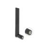 Delock WiFi 6E Antenne SMA Stecker 3 dBi omnidirektional mit Kippgelenk schwarz