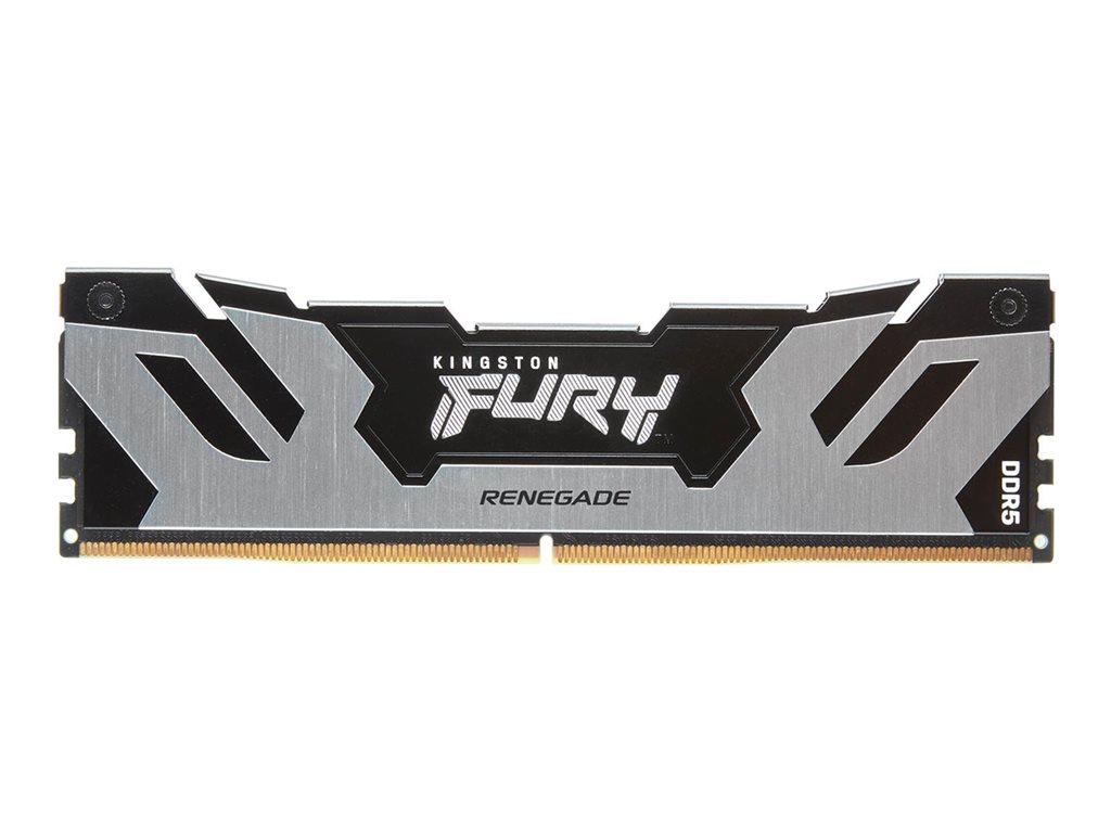 Kingston FURY Renegade - DDR5 - Modul - 24 GB: 1 x 24 GB - DIMM 288-PIN - 7200 MT / s / PC5-57600 - CL38 - 1.1 V - ungepuffert - on-die ECC - Schwarz, Silber