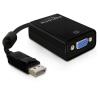 Delock Adapter Displayport male > VGA 15 pin female - VGA-Adapter - DisplayPort (M) zu HD-15 (VGA) (W) - 12.5 cm