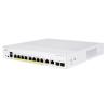 Cisco Business 350 Series 350-8P-2G - Switch - L3 - managed - 8 x 10 / 100 / 1000 (PoE+) + 2 x Kombi-SFP - an Rack montierbar - PoE+ (67 W) - wiederaufbereitet