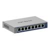 NETGEAR Plus GS108Ev4 - Switch - unmanaged - Desktop, wandmontierbar