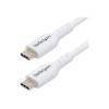 StarTech.com - USB-Kabel - USB-C (M) zu USB-C (M) - USB 2.0 - 3 A - 2 m - USB Power Delivery (60W) - weiß (Packung mit 2)