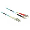 Delock Kabel Lichtwellenleiter LC zu ST Multimode OM3 2 m