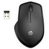HP Silent 280M - Maus - kabellos - kabelloser Empfänger (USB) - Jet Black - für OMEN by HP Laptop 15, ENVY Laptop 13, 15, Laptop 14, Pavilion x360 Laptop