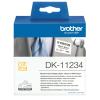 Brother DK11234 - Papier - selbstklebend - Schwarz auf Weiß - 60 x 86 mm 260 Etikett(en) (1 Rolle(n) x 260 gestanzte Etiketten - für Brother QL-1100, QL-1110NWB, QL-600B, QL-600G, QL-600R, QL-800, QL-810W, QL-820NWB