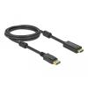 Delock Aktives DisplayPort 1.2 zu HDMI Kabel 4K 60 Hz 2 m