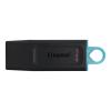 Kingston DataTraveler Exodia - USB-Flash-Laufwerk - 64 GB - USB 3.2 Gen 1 - Schwarz mit Türkis