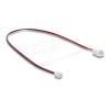 Delock Lüfter Verlängerungskabel JST Stecker zu Buchse 2 Pin, Steckerlänge 7 mm, 30 cm