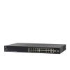 Cisco 550X Series SG550X-24 - Switch - L3 - managed - 24 x 10 / 100 / 1000 + 2 x 10 Gigabit SFP+ (Uplink) + 2 x Kombi 10 GBase-T (Uplink) - an Rack montierbar - wiederhergestellt