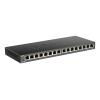 D-Link DGS 1016S - Switch - unmanaged - 16 x 10 / 100 / 1000 - Desktop - DC Power