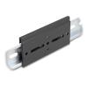 Delock - Befestigungsclip - Aluminium, 100 x 47,8 mm - DIN schienenmontierbar - Schwarz