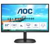 AOC 22B2H / EU - LED-Monitor - 55 cm (22") (21.5" sichtbar) - 1920 x 1080 Full HD (1080p) @ 75 Hz - VA - 200 cd / m² - 3000:1 - 4 ms - HDMI, VGA - Schwarz