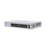 Cisco Business 110 Series 110-24T - Switch - unmanaged - 24 x 10 / 100 / 1000 + 2 x Kombi-Gigabit-SFP - an Rack montierbar, Desktop, wandmontierbar