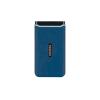 Transcend ESD370C - SSD - 1 TB - extern (tragbar) - USB 3.2 Gen 2 (USB-C Steckverbinder) - Marineblau