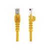 StarTech.com 10m Cat5e Ethernet Netzwerkkabel Snagless mit RJ45 - Cat 5e UTP Kabel - Gelb - Patch-Kabel - RJ-45 (M) zu RJ-45 (M) - 10 m - UTP - CAT 5e - ohne Haken, verseilt - Gelb