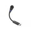 Delock USB Mikrofon mit Schwanenhals und Mute Button