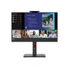 Lenovo ThinkVision T24v-30 - LED-Monitor - 61 cm (24") (23.8" sichtbar) - 1920 x 1080 Full HD (1080p) @ 75 Hz - IPS - 250 cd / m² - 1000:1 - 4 ms - HDMI, VGA, DisplayPort - Lautsprecher - Raven Black