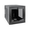 Eaton Tripp Lite Series 12U Wall Mount Rack Enclosure Hinged 33" Depth w Acrylic Window - Schrank Netzwerkschrank - geeignet für Wandmontage - Schwarz - 12U