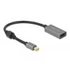 Delock Aktiver mini DisplayPort 1.4 zu HDMI Adapter 4K 60 Hz (HDR)